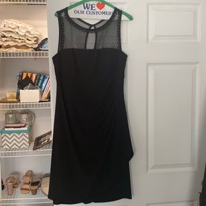 Black cocktail dress